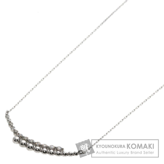 0.15ct Diamond Necklace Platinum PT850 PT900 1.7g　Ladies