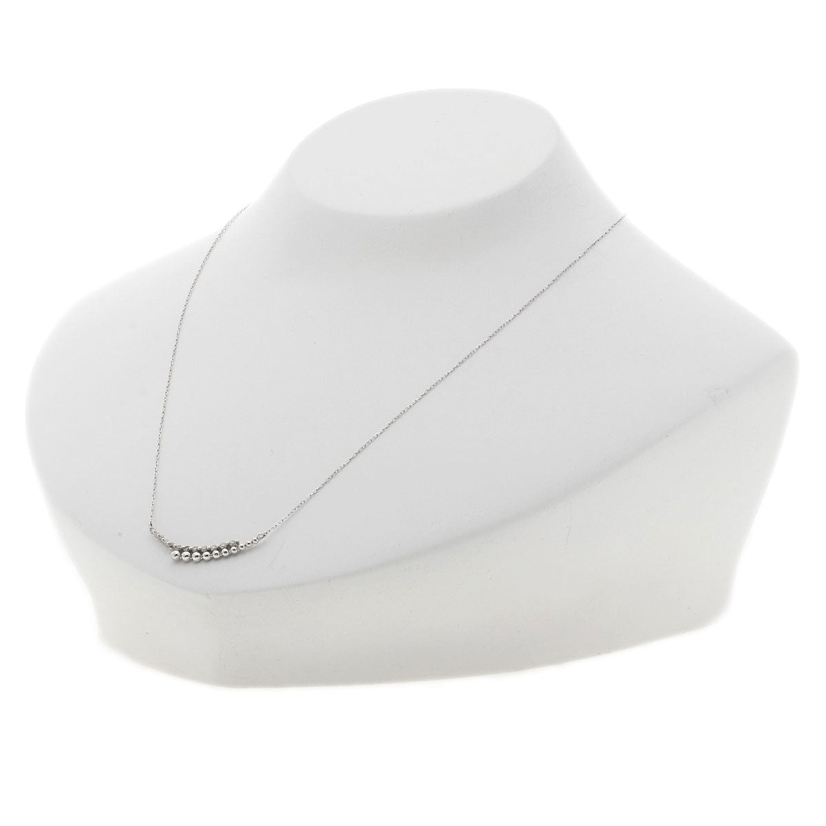 0.15ct Diamond Necklace Platinum PT850 PT900 1.7g　Ladies
