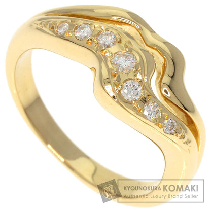 MIKIMOTO   Ring Diamond K18 Yellow Gold Ladies