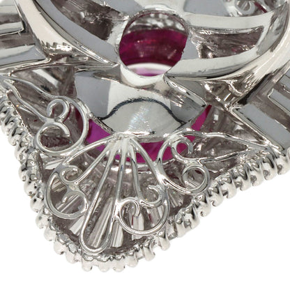 4.84ct Ruby  Diamond Ring Platinum PT900  16.5g　Ladies