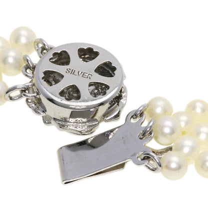 Freshwater Pearl Pearl Necklace Silver 29.7g　Ladies