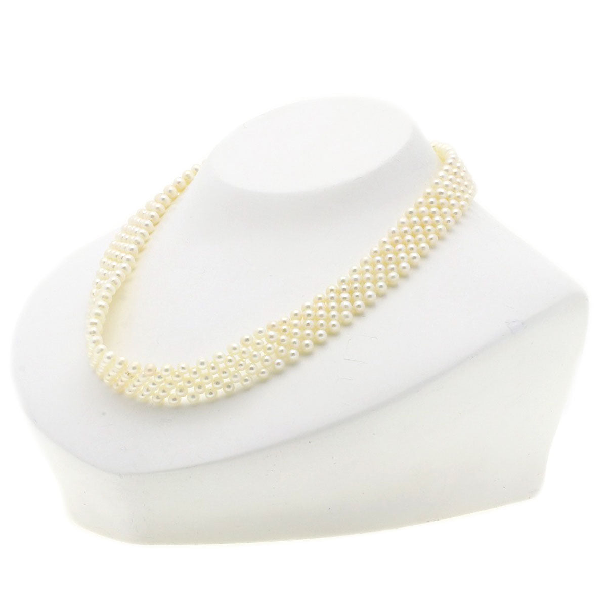 Freshwater Pearl Pearl Necklace Silver 29.7g　Ladies