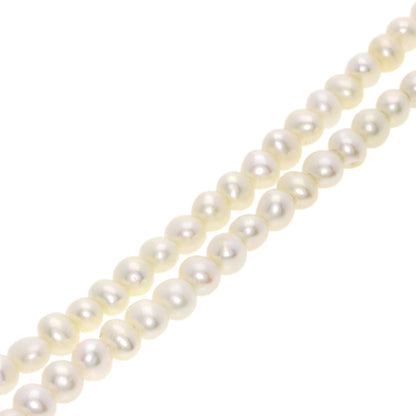 Freshwater Pearl Pearl Necklace K18 Yellow Gold  9.3g　Ladies