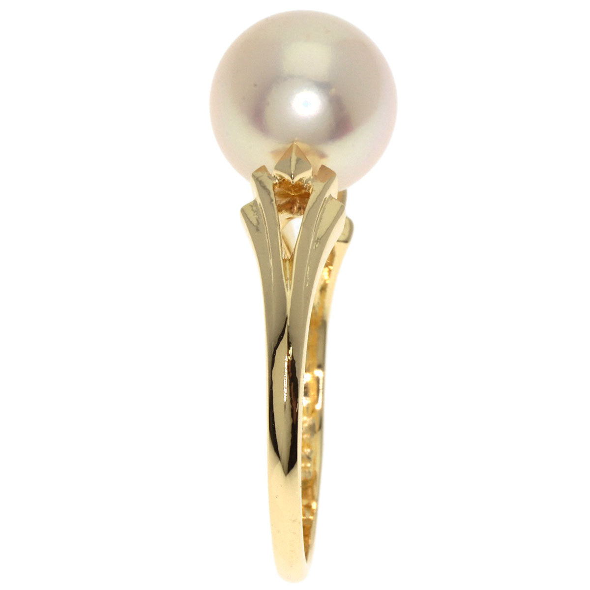 MIKIMOTO   Ring Pearl Pearl K18 Yellow Gold Ladies