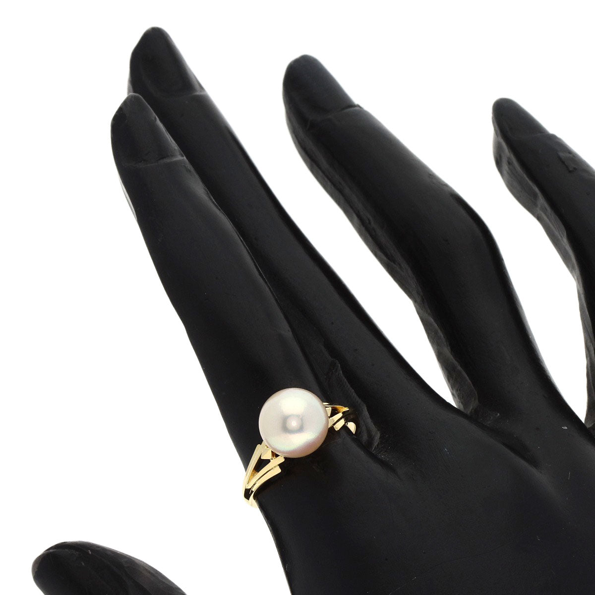 MIKIMOTO   Ring Pearl Pearl K18 Yellow Gold Ladies