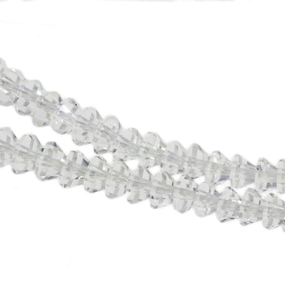 Crystal and freshwater pearl set of 2 Necklace Silver 47.6g　Ladies