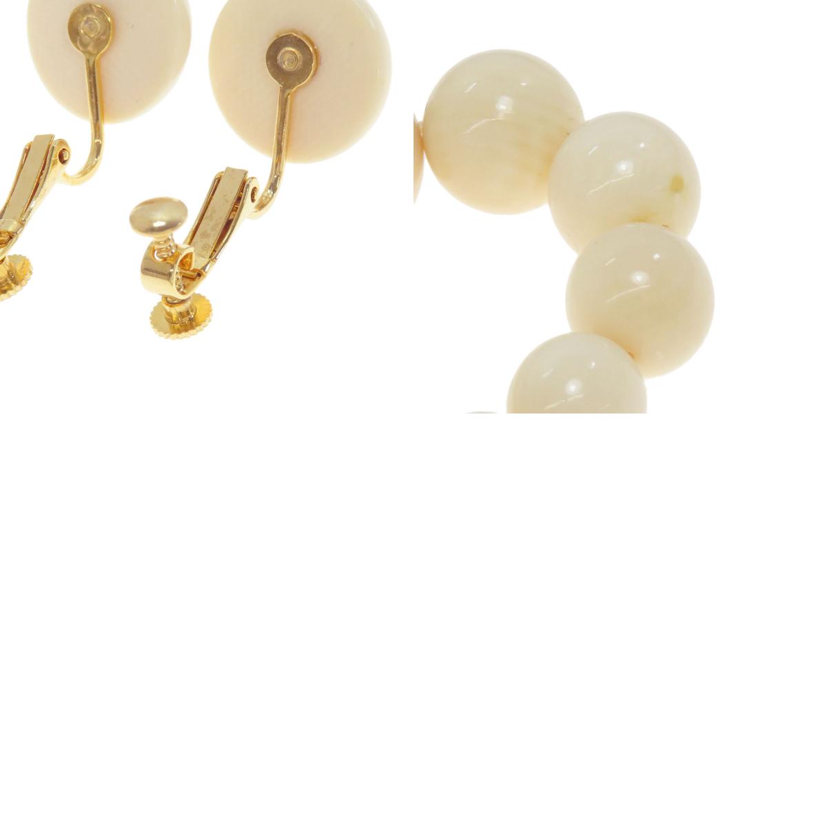 Amber Pearl Quartz 6-piece set Necklace Amber 58.7g　Ladies