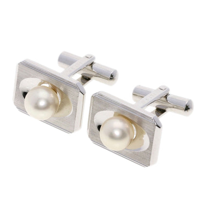 Cufflinks & Tie Tacks Pearl Pearl cuffs Silver  16g　mens