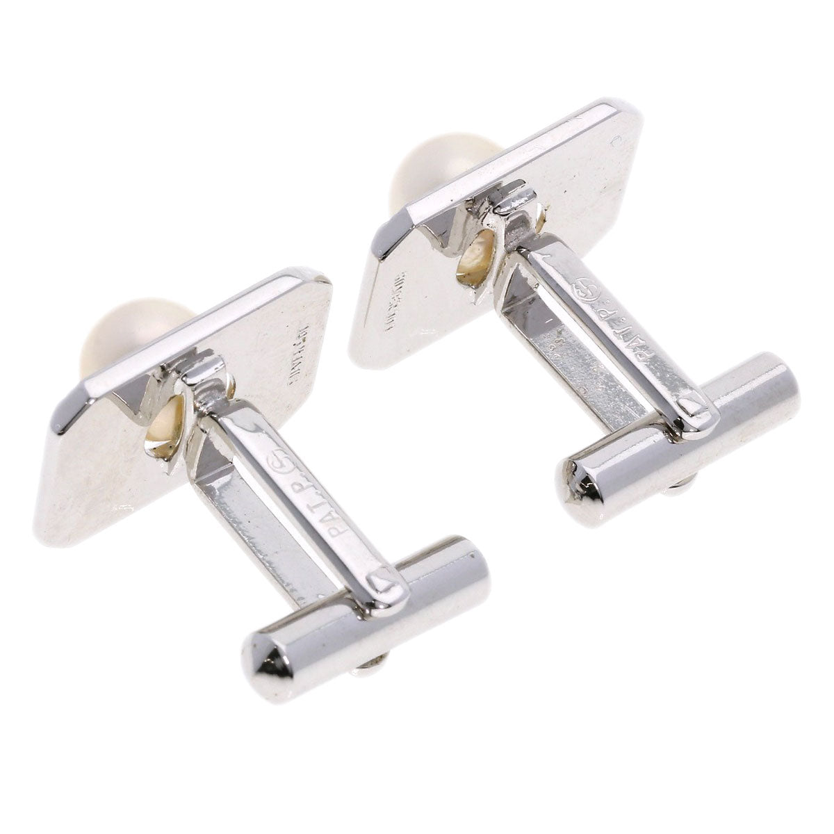 Cufflinks & Tie Tacks Pearl Pearl cuffs Silver  16g　mens