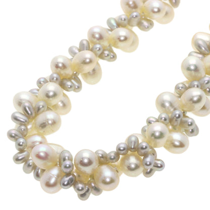 Freshwater Pearl Pearl Necklace Silver  52.9g　Ladies