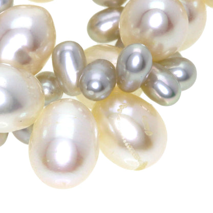 Freshwater Pearl Pearl Necklace Silver  52.9g　Ladies