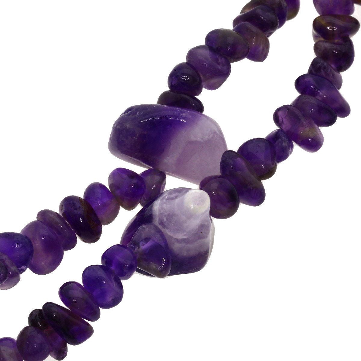 Amethyst Necklace Metal  53.3g　Ladies