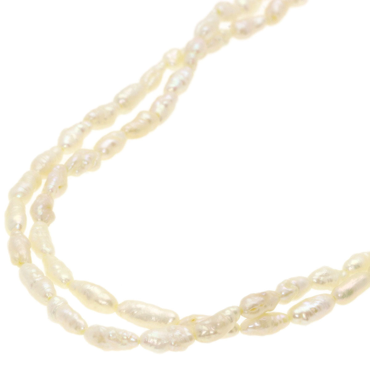 Freshwater Pearl Pearl Necklace Silver 9.6g　Ladies