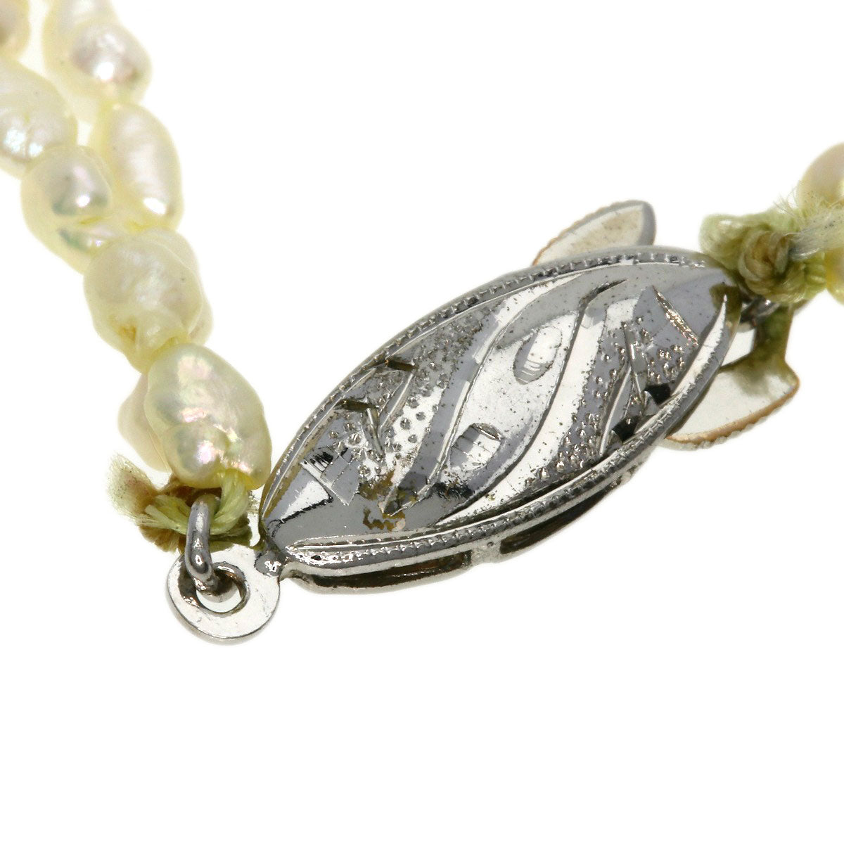 Freshwater Pearl Pearl Necklace Silver 9.6g　Ladies