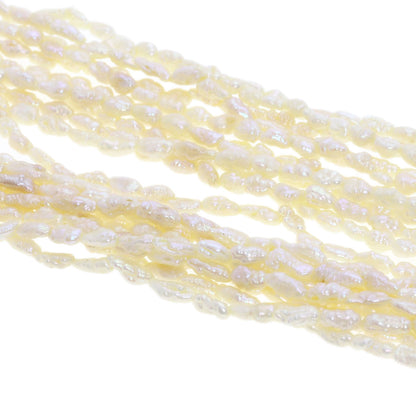 Freshwater Pearl Pearl 10 units Necklace Silver 49.5g　Ladies