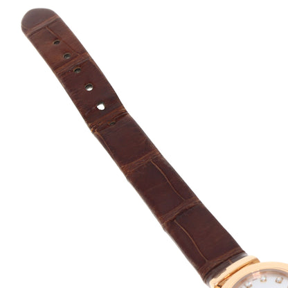 BVLGARI Lvcea Diamond Watches LUP23G K18 Pink Gold/Leather Ladies