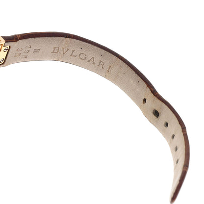 BVLGARI Lvcea Diamond Watches LUP23G K18 Pink Gold/Leather Ladies