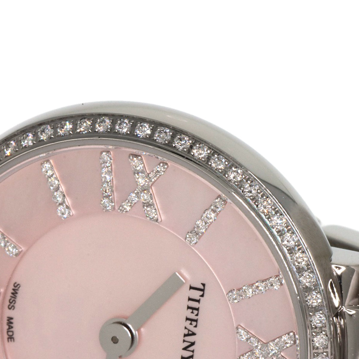 TIFFANY&Co. Atlas 2 Hand Diamond Watches  Stainless Steel/Stainless Steel Ladies