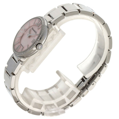 TIFFANY&Co. Atlas 2 Hand Diamond Watches Stainless Steel/Stainless Steel Ladies