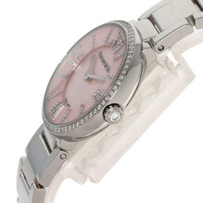 TIFFANY&Co. Atlas 2 Hand Diamond Watches Stainless Steel/Stainless Steel Ladies