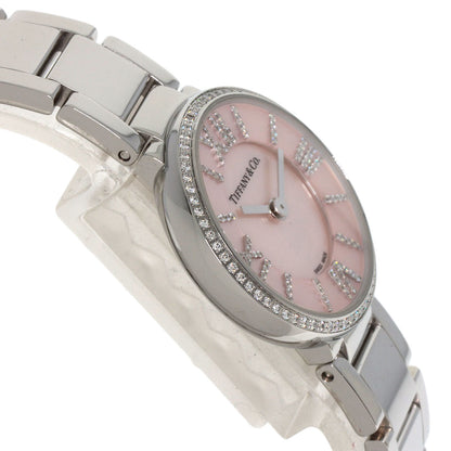 TIFFANY&Co. Atlas 2 Hand Diamond Watches Stainless Steel/Stainless Steel Ladies