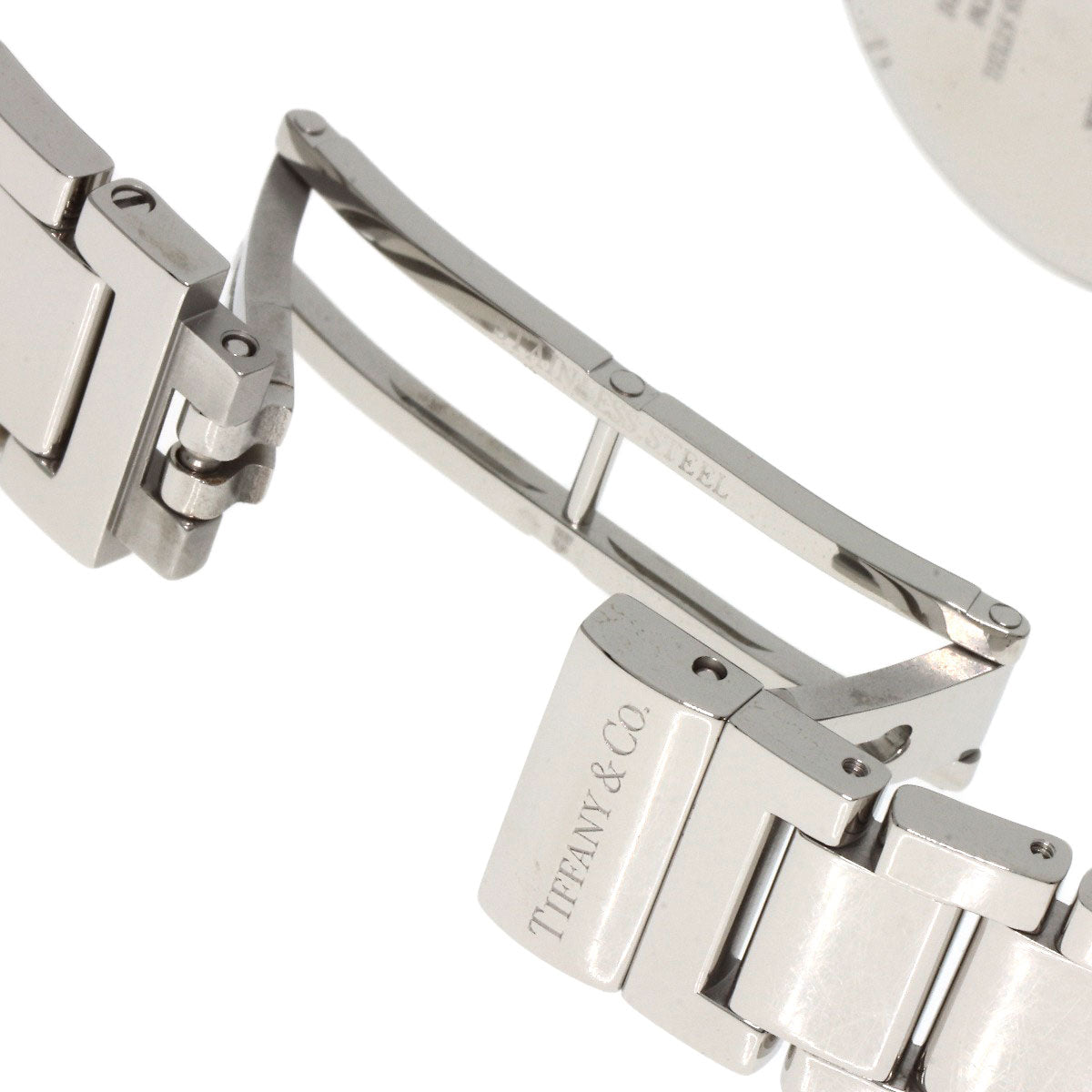 TIFFANY&Co. Atlas 2 Hand Diamond Watches Stainless Steel/Stainless Steel Ladies