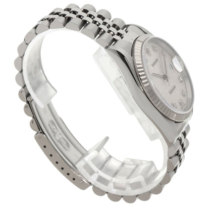 ROLEX DATEJUST 10P Diamond Watches 16234G Stainless Steel/Stainless Steel mens