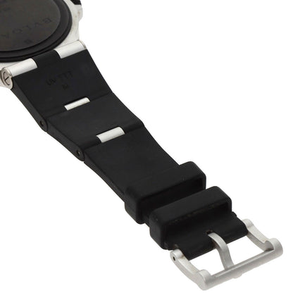 BVLGARI Aluminum date Watches BB40AT aluminum/Rubber mens