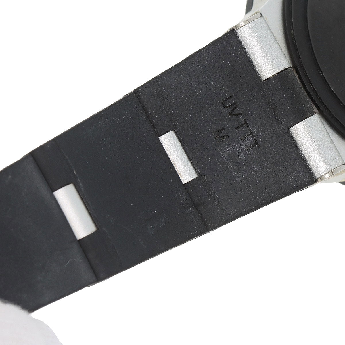 BVLGARI Aluminum date Watches BB40AT aluminum/Rubber mens