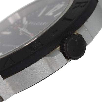 BVLGARI Aluminum date Watches BB40AT aluminum/Rubber mens