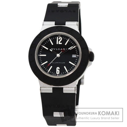 BVLGARI Aluminum date Watches BB40AT aluminum/Rubber mens