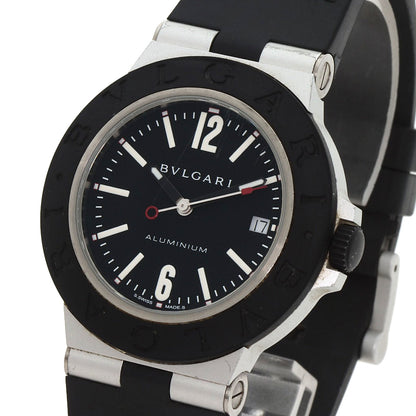 BVLGARI Aluminum date Watches BB40AT aluminum/Rubber mens