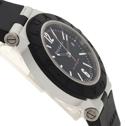 BVLGARI Aluminum date Watches BB40AT aluminum/Rubber mens