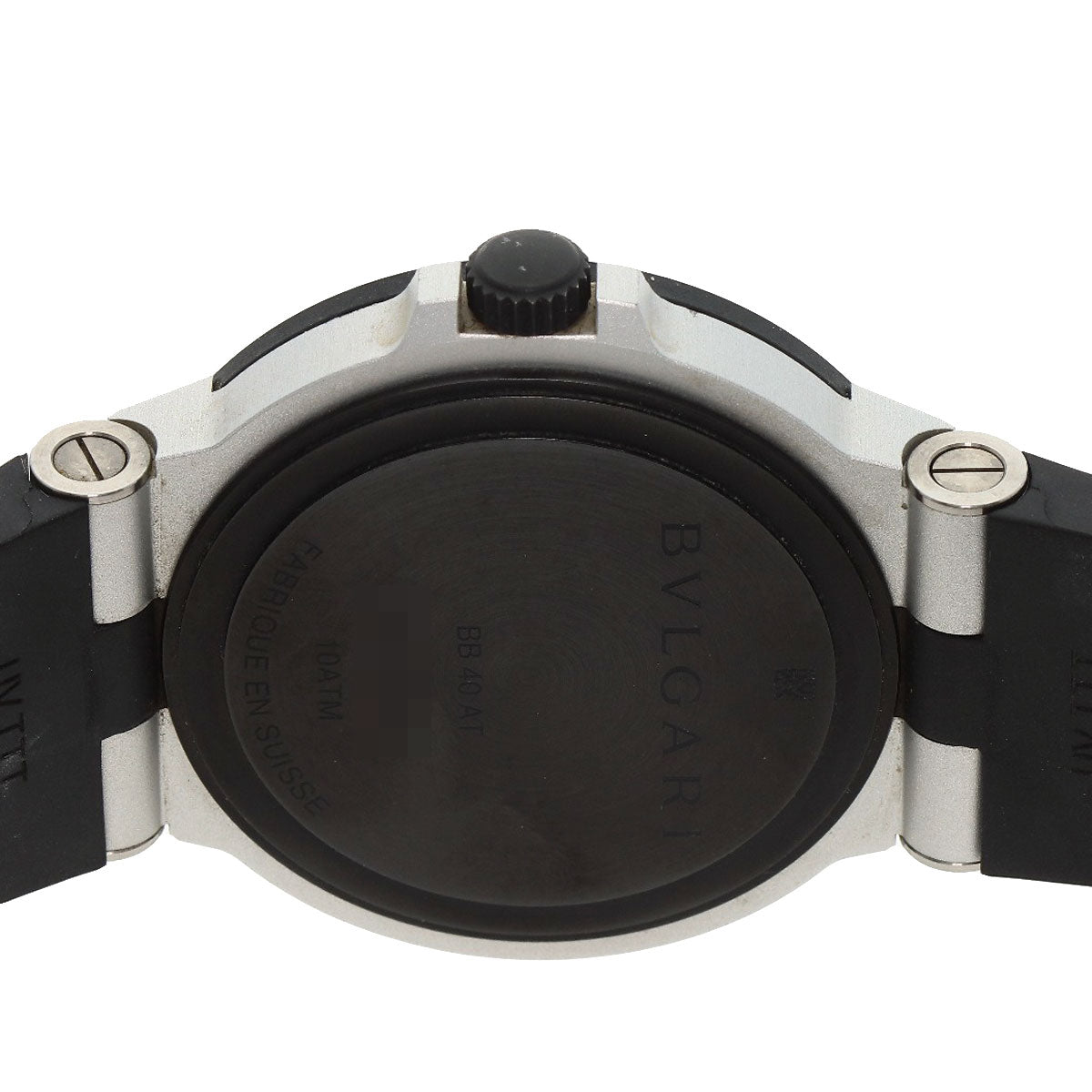 BVLGARI Aluminum date Watches BB40AT aluminum/Rubber mens