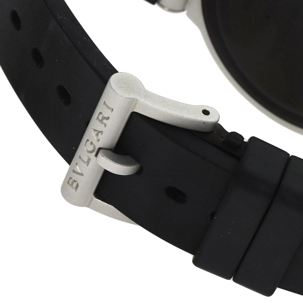BVLGARI Aluminum date Watches BB40AT aluminum/Rubber mens