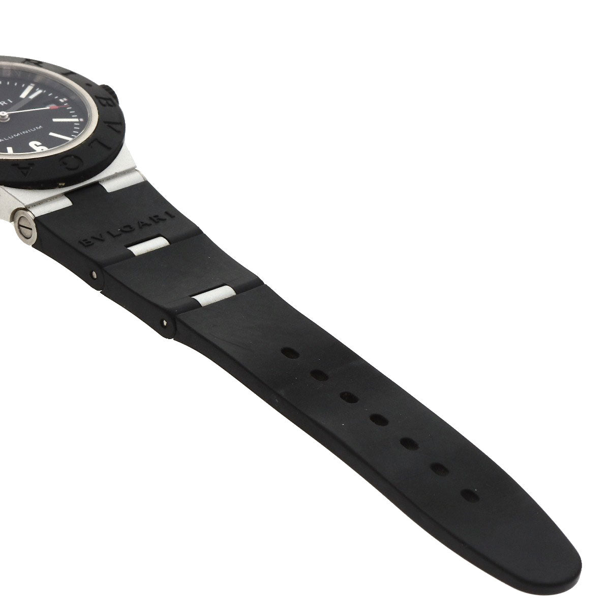 BVLGARI Aluminum date Watches BB40AT aluminum/Rubber mens