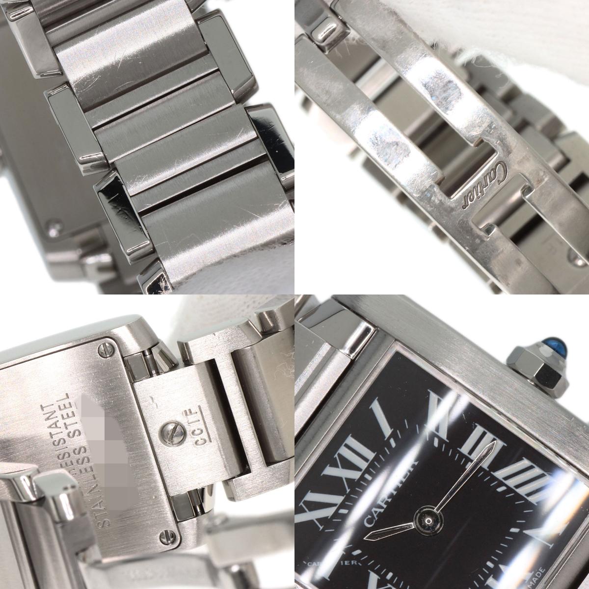 CARTIER Tank Francaise SM Asia Limited Watches W51026Q3 Stainless Steel/Stainless Steel Ladies