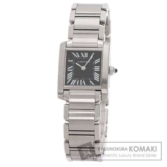 CARTIER Tank Francaise SM Asia Limited Watches W51026Q3 Stainless Steel/Stainless Steel Ladies