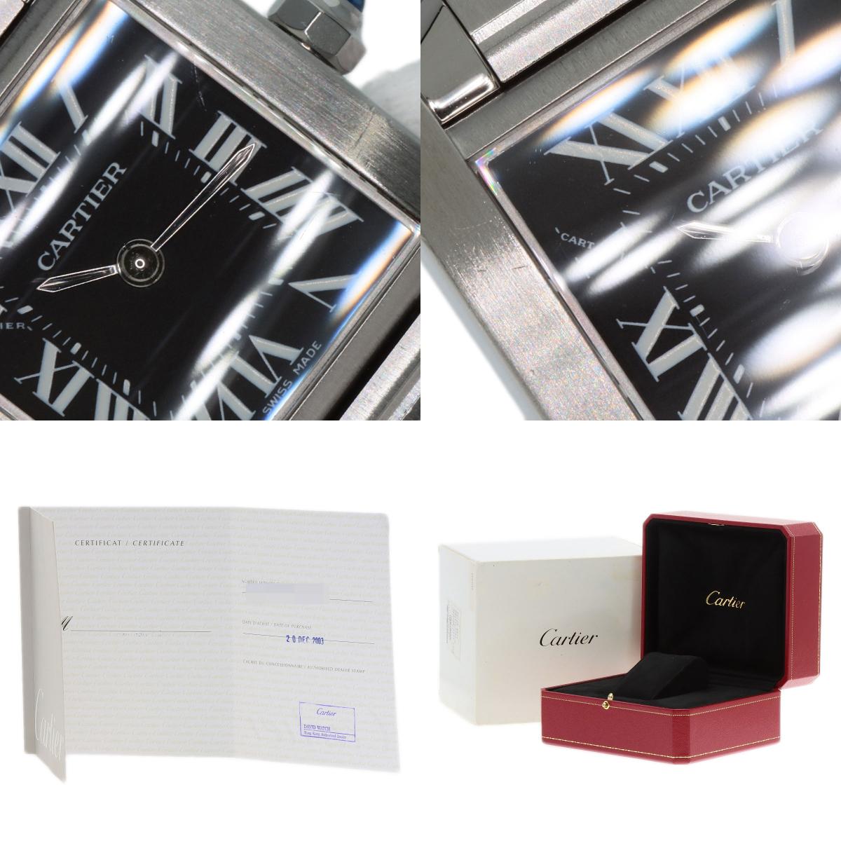 CARTIER Tank Francaise SM Asia Limited Watches W51026Q3 Stainless Steel/Stainless Steel Ladies