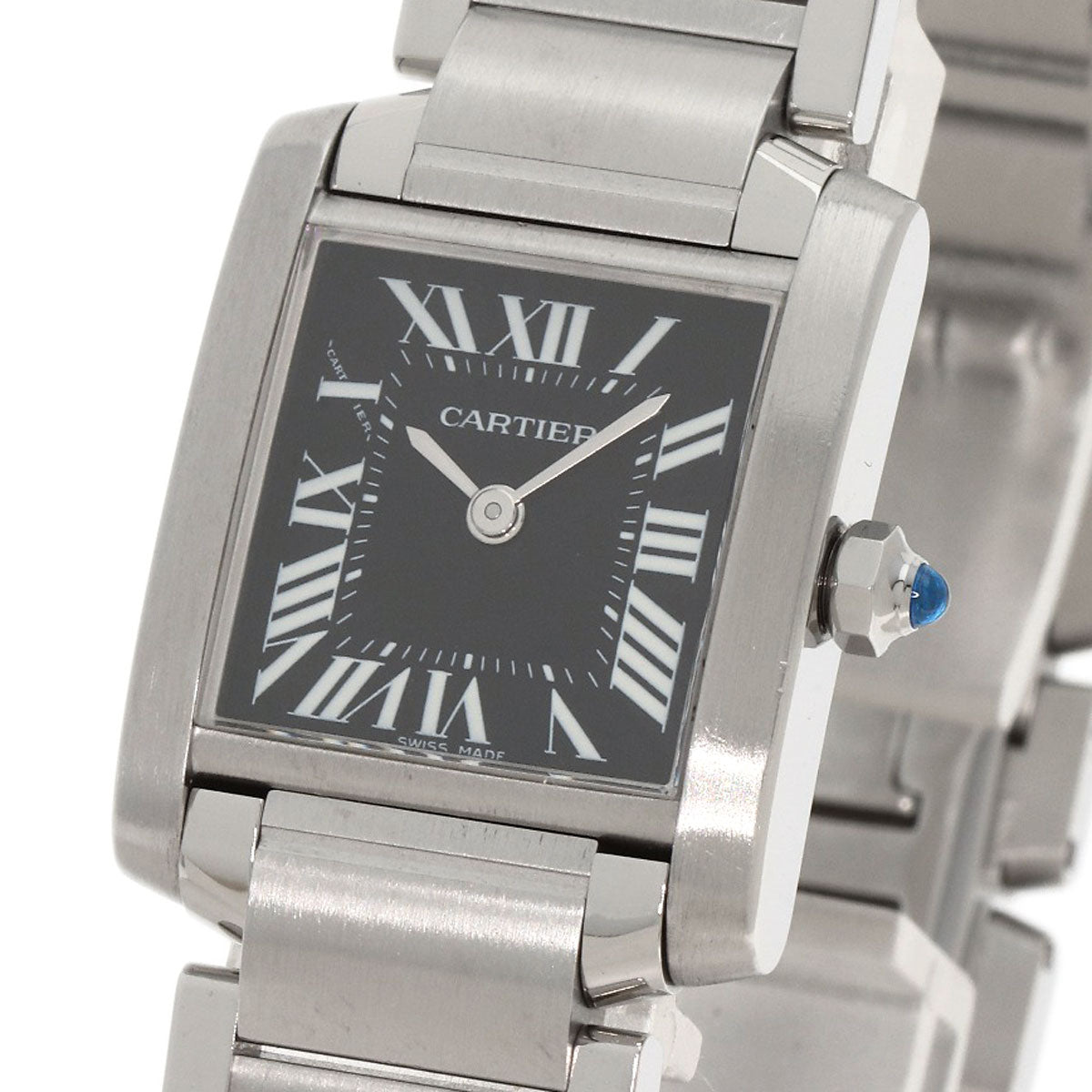 CARTIER Tank Francaise SM Asia Limited Watches W51026Q3 Stainless Steel/Stainless Steel Ladies