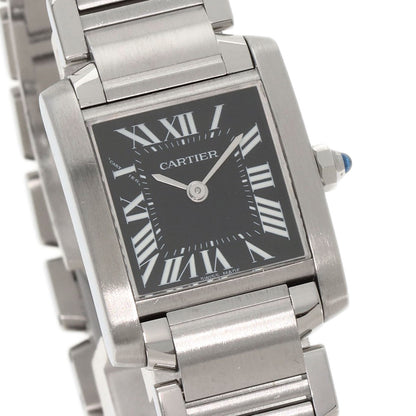 CARTIER Tank Francaise SM Asia Limited Watches W51026Q3 Stainless Steel/Stainless Steel Ladies