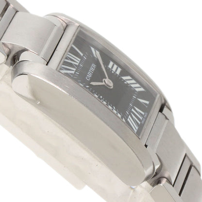 CARTIER Tank Francaise SM Asia Limited Watches W51026Q3 Stainless Steel/Stainless Steel Ladies