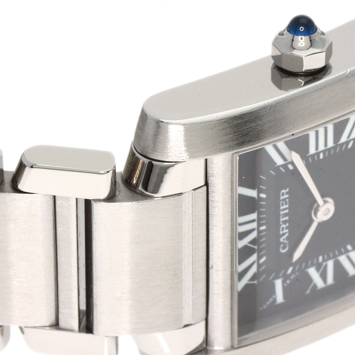 CARTIER Tank Francaise SM Asia Limited Watches W51026Q3 Stainless Steel/Stainless Steel Ladies