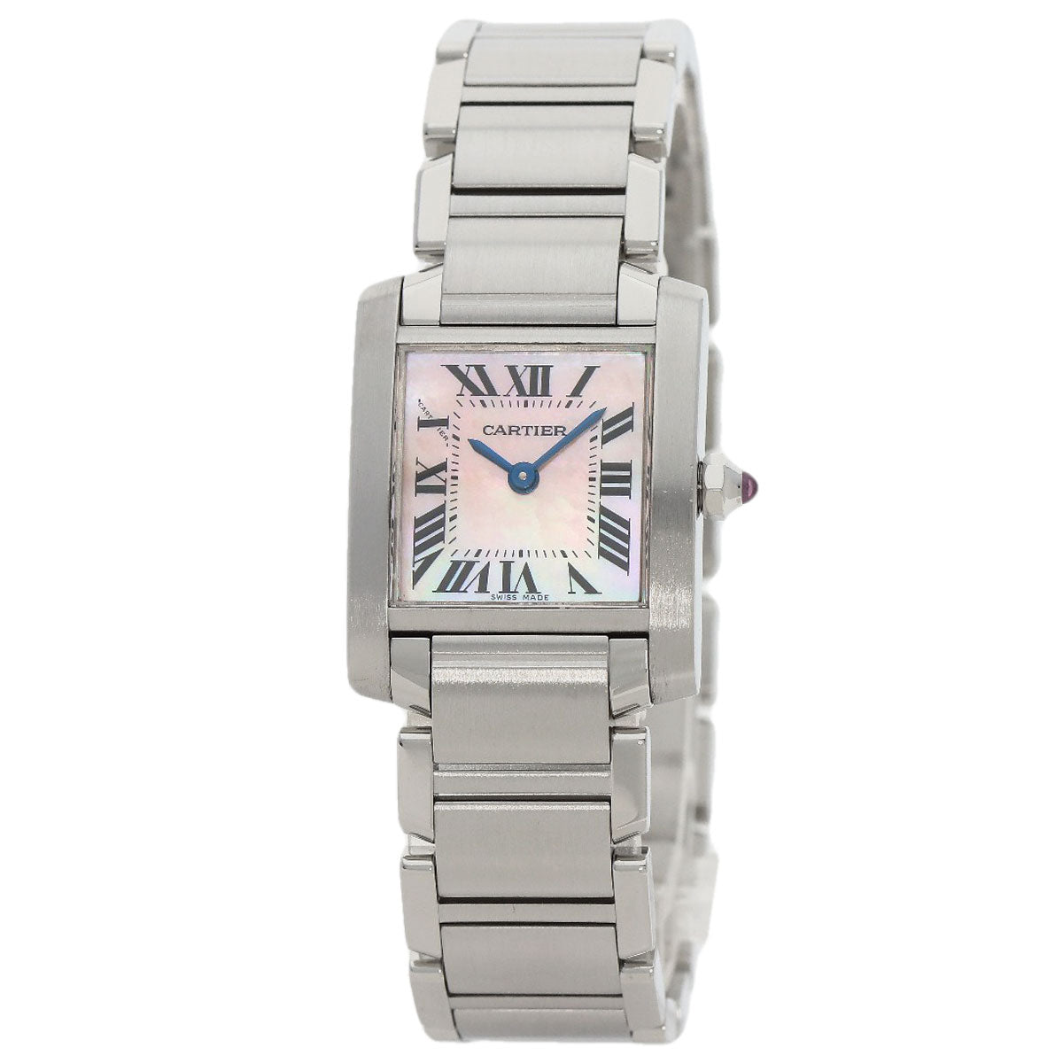 CARTIER Tank francaise SM Watches W51028Q3 Stainless Steel/Stainless Steel Ladies