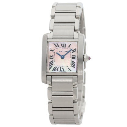 CARTIER Tank francaise SM Watches W51028Q3 Stainless Steel/Stainless Steel Ladies
