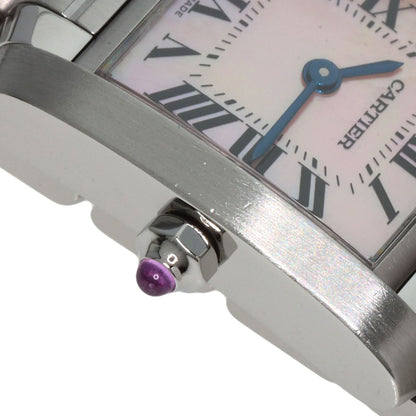 CARTIER Tank francaise SM Watches W51028Q3 Stainless Steel/Stainless Steel Ladies