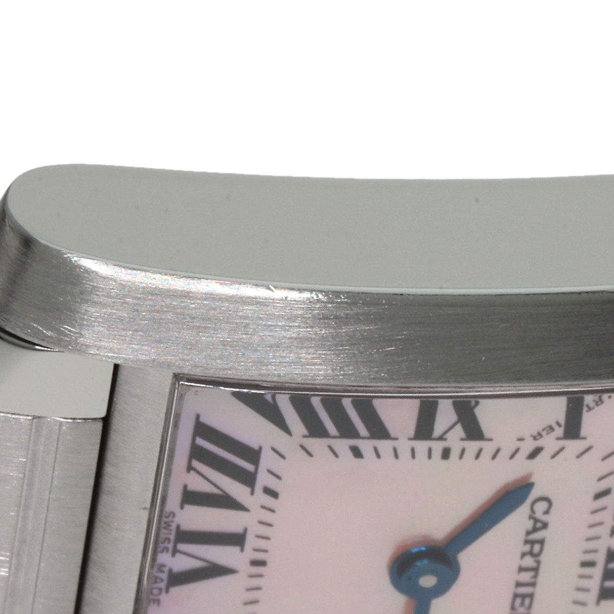 CARTIER Tank francaise SM Watches W51028Q3 Stainless Steel/Stainless Steel Ladies