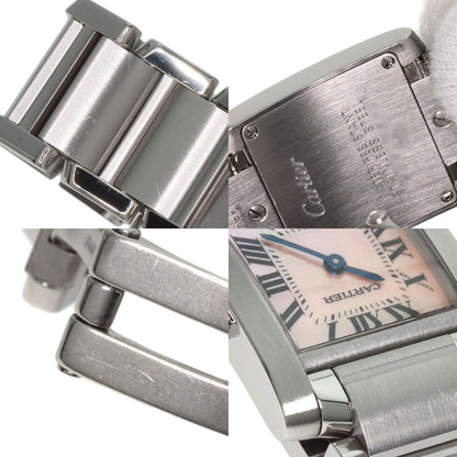 CARTIER Tank francaise SM Watches W51028Q3 Stainless Steel/Stainless Steel Ladies