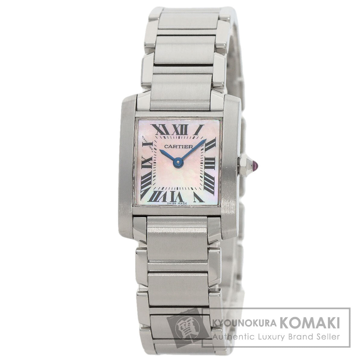 CARTIER Tank francaise SM Watches W51028Q3 Stainless Steel/Stainless Steel Ladies