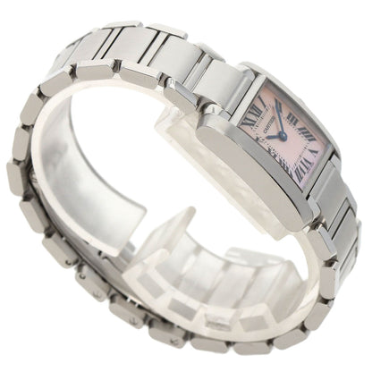 CARTIER Tank francaise SM Watches W51028Q3 Stainless Steel/Stainless Steel Ladies